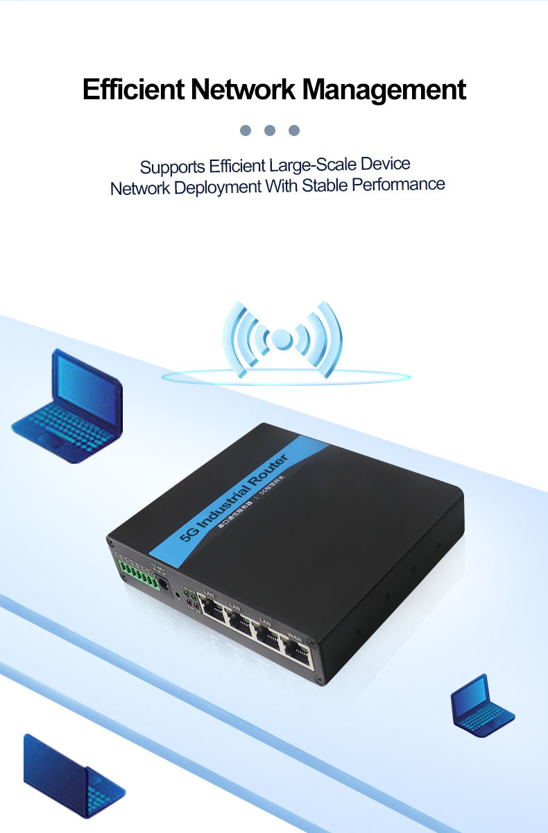 Gateway Modem 5G Industrial Router With SIM Slot Serial RS232 RS485