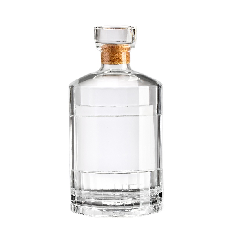 Customized Logo Botella De Vidrio Agua Bendita Fan Glass Bottle Cap Butifull Bottle Luxury