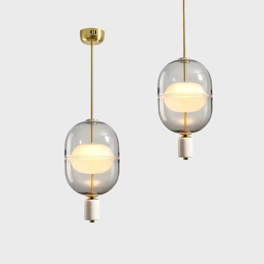 Nordic Glass Pendant Lamp Simple Dining Room Bedroom Decoration Inder Pendant Lamp(WH-GP-145)
