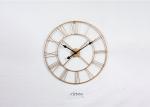 Home Decor Circular Handicraft Oversized Skeleton Clock