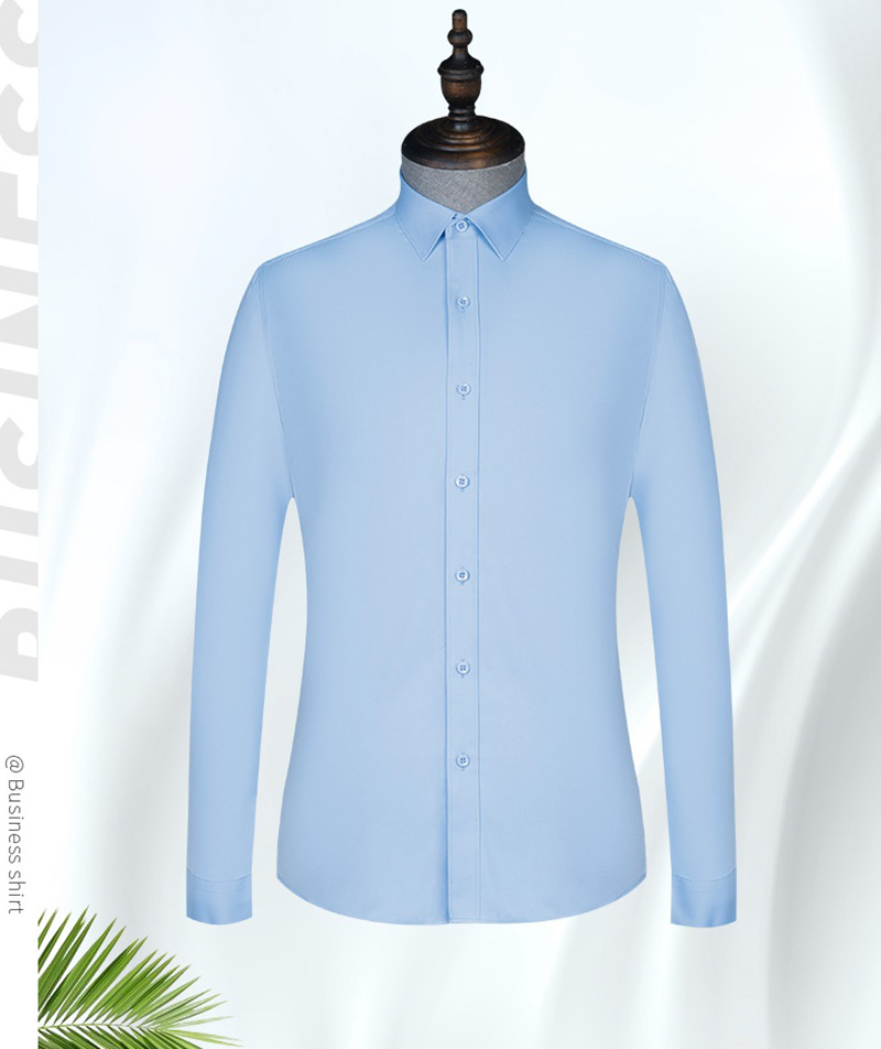 Breathable Material Advantage 2021 Cotton/Bamboo Fiber Long Sleeve Dress Shirt For Men