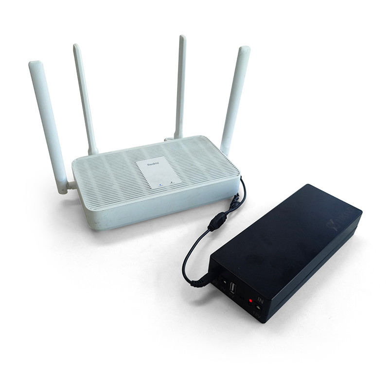 Mini UPS Output 12v 2a Portable Mini UPS Internet 5200mah Power Supply  for wifi router