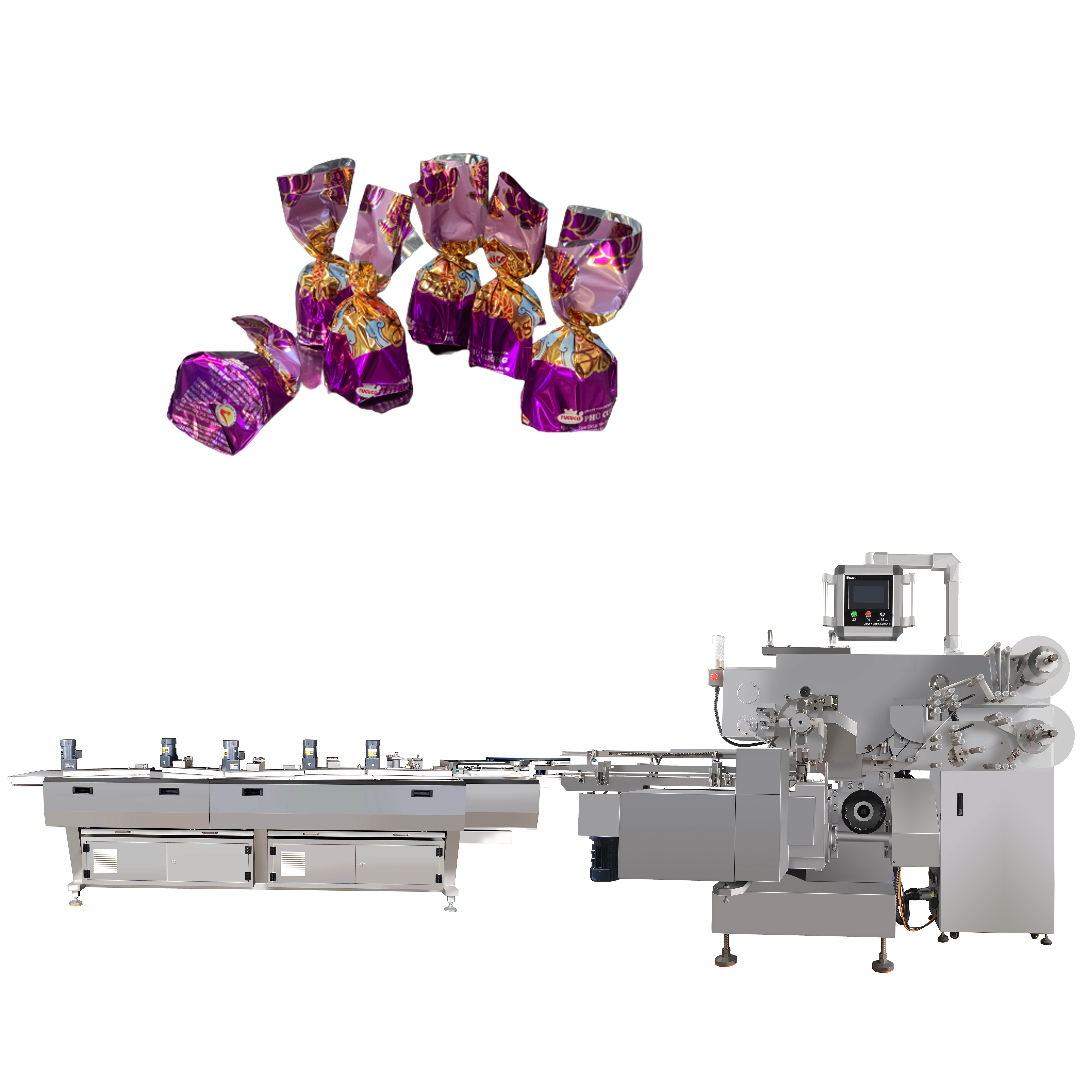 Chemical Core Components Automatic Top Twist Chocolate Packing Machine
