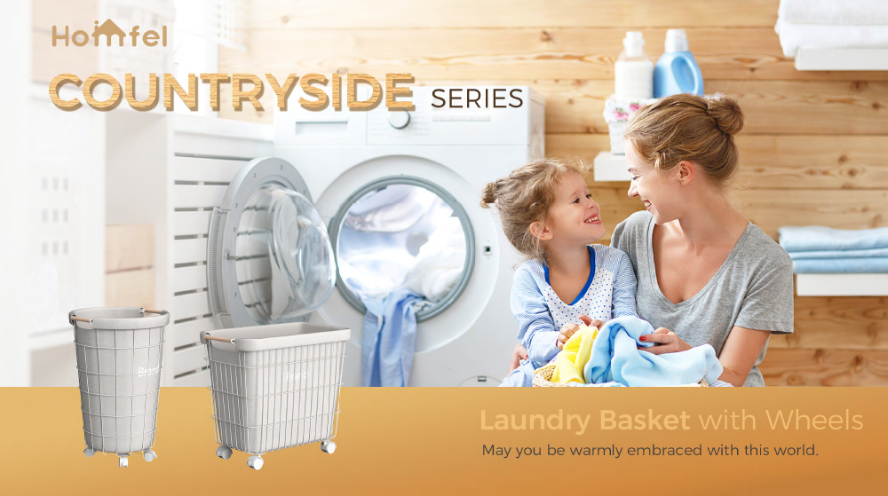 Customized Square Metal Laundry Basket , Rolling Metal Laundry Hamper