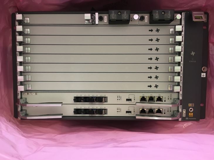 1G/10G Huawei GEPON OLT Equipment Ma5800-X7 With 7 Service Board Slots