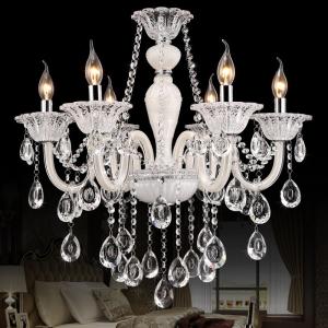 China White contemporary chandelier dining room Kitchen light fixtures (WH-CY-15） wholesale