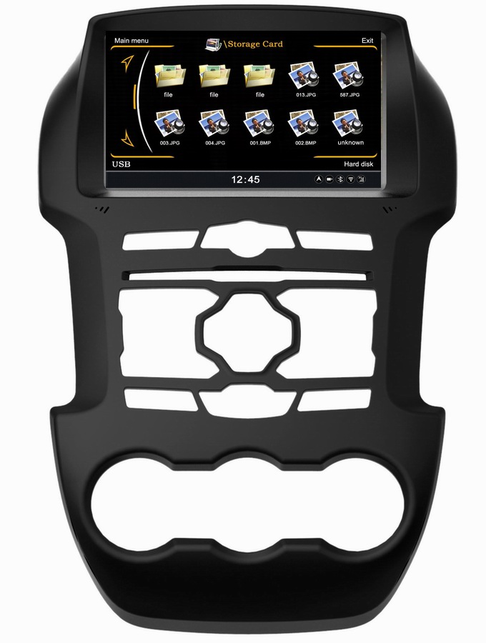 Ouchuangbo newest car DVD for Ford Ranger 2013 with Virtual 20 disc automatical playing 3D GPS navigation OCB-245