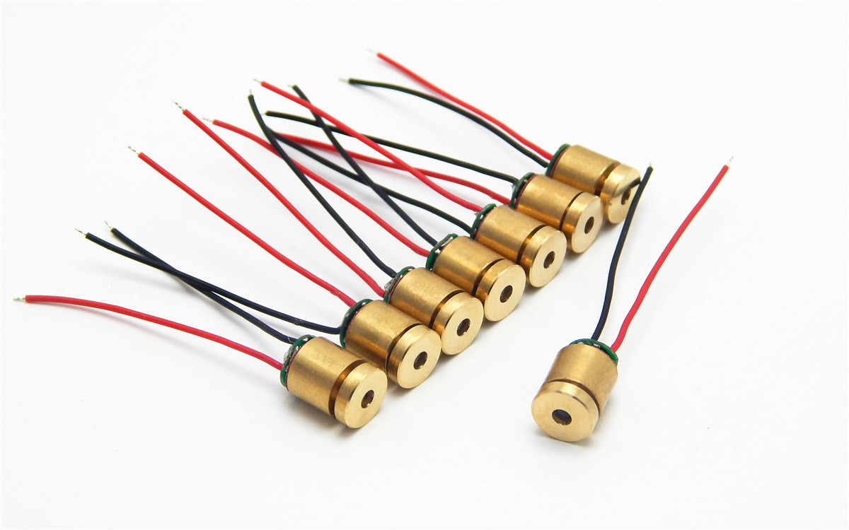 laser module 405nm~808nm laser diode module ,red light,Laser module with PCB and wire,Dot light