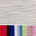 Line Layers Draped Spandex Stretch Wave pleated Jacquard Fabric