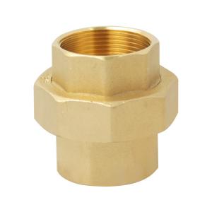 China Brass Straight Union With Metal Sealed|(MF) wholesale