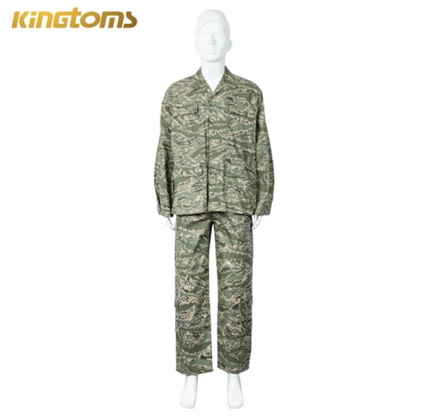 BDU American Tiger Camoulfage Plaid Fabric Army Combat Uniform