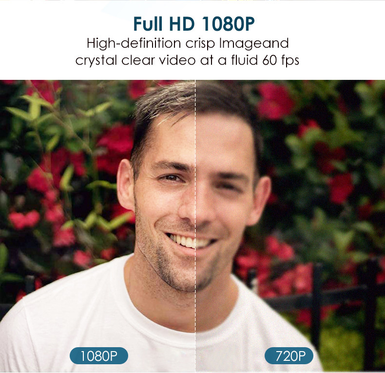 1080P Autofocus Webcam With Microphone USB Web Camera Streaming WebCam For Video Calling Webcam