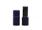 Round Magnetic Lipstick Tube 3.5g Gradient Metal Cosmetic Container