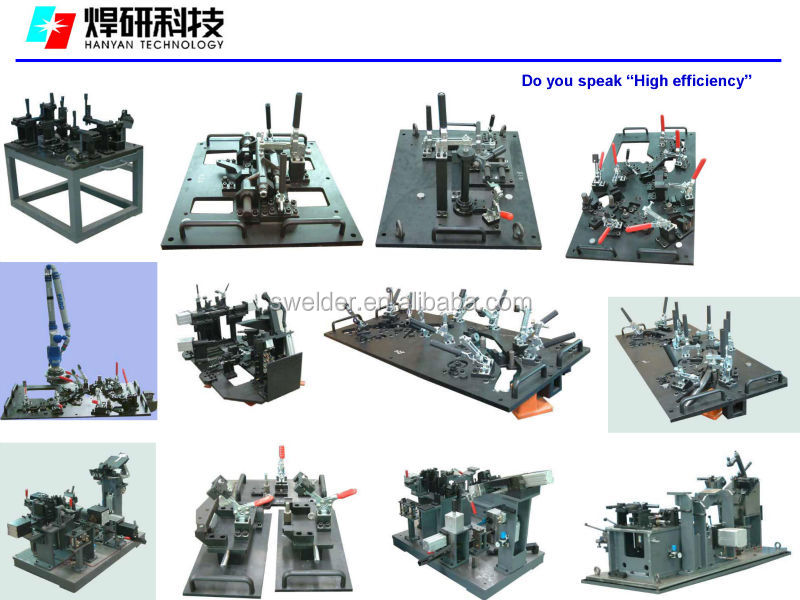 Customized Robot Welding Jig 150VA For Half Housing And Triangle Assembly