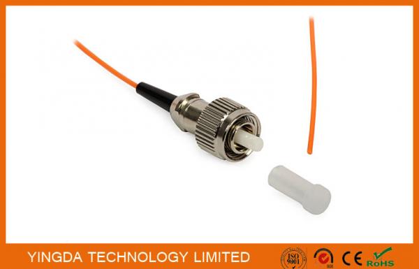Quality Fiber Optic Pigtail FC PC Mulitmode OM2 50/125 Simplex Orange 900um LSZH G655 for sale