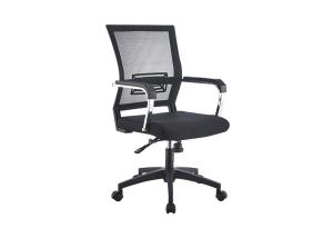 China Black PP Breathable 50cm Office Chair With Thick Cushion wholesale