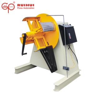 China Hydraulic Manual Steel Coil Uncoiler For Press Machine / Decoiler Stamping wholesale
