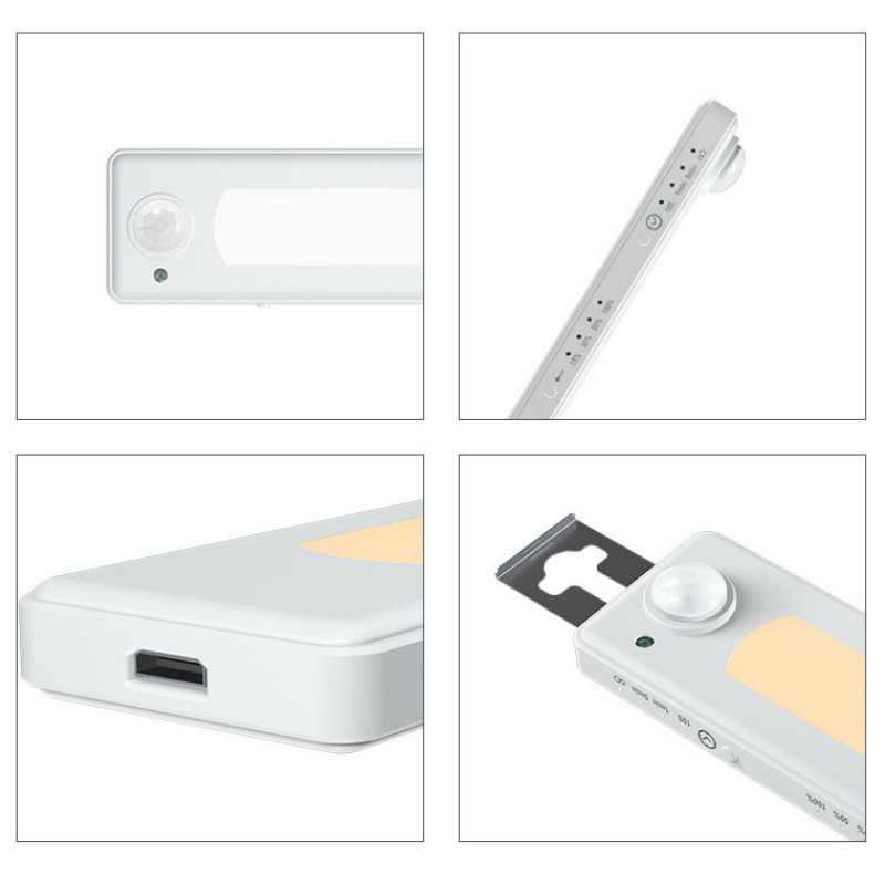 Wireless portable USB Rechargeable Dimmable Automation Motion Sensor Closet Light