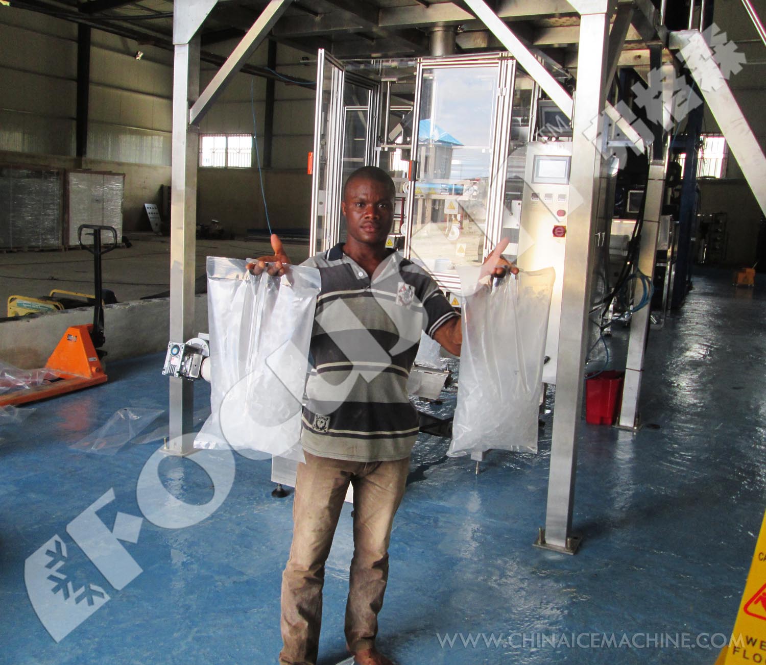 1kg 2kg 5kg Ice Tubes Automatic Packing Machine with Stable Operation and Performance