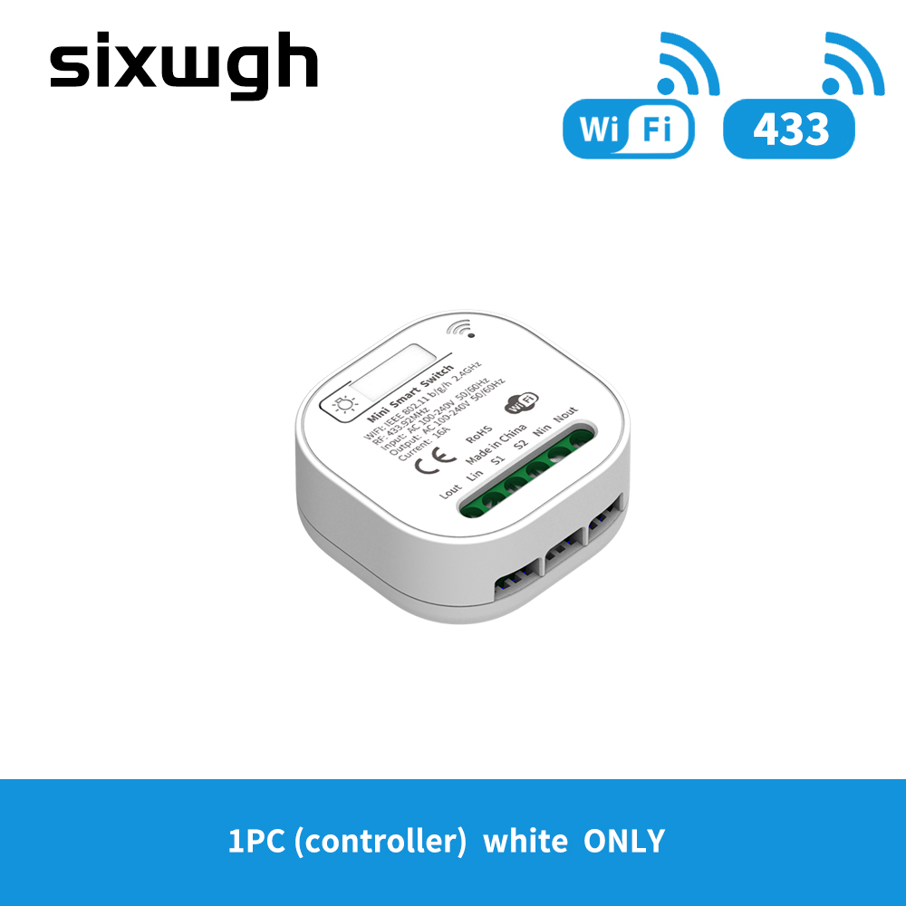 Waterproof Tuya Smart Switch Push Button Panel WiFi Wireless Remote Control