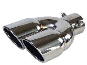 China Dual Ss 304 Auto Exhaust Tips 3 Inch Outlet wholesale