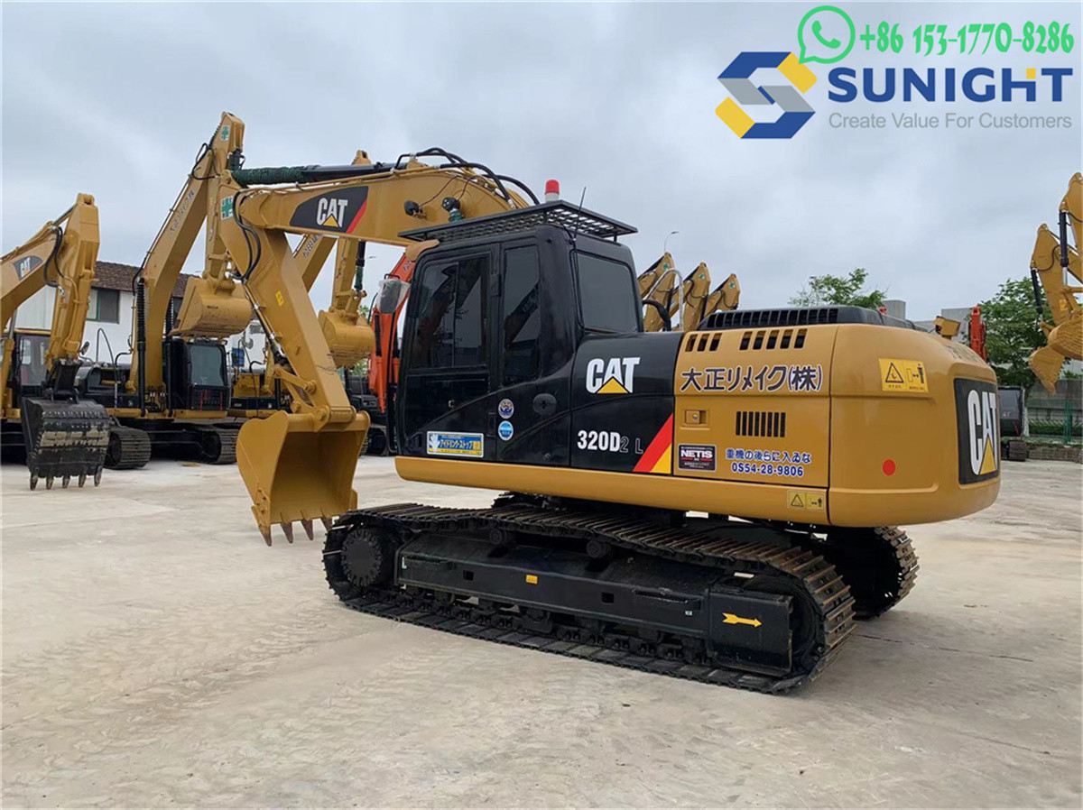 Good Performance 20ton Medium Sized Crawler Machine For Cat Excavator 320d2 Original Excavator Used Cat 320d2