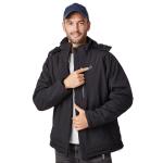 Washable Electric Winter Coats For Men Windproof Polyester Cotton
