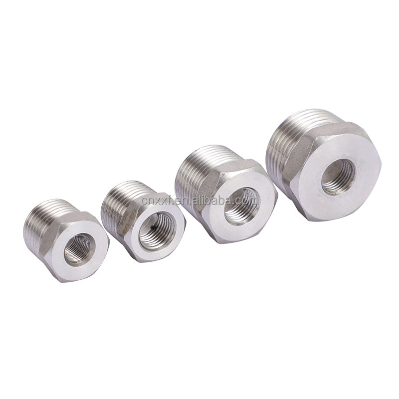 Casting NXF UNS SS44600/X10CRALSI25/H24JS/446/Z12CAS25/1.4762 Stainless Steel Hex Head Bushing 1/8-4 Inch Customizable Head Plug