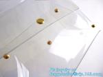 Eco-friendly Practical Waterproof Transparent Zipper Hand Bag PVC Cosmetic
