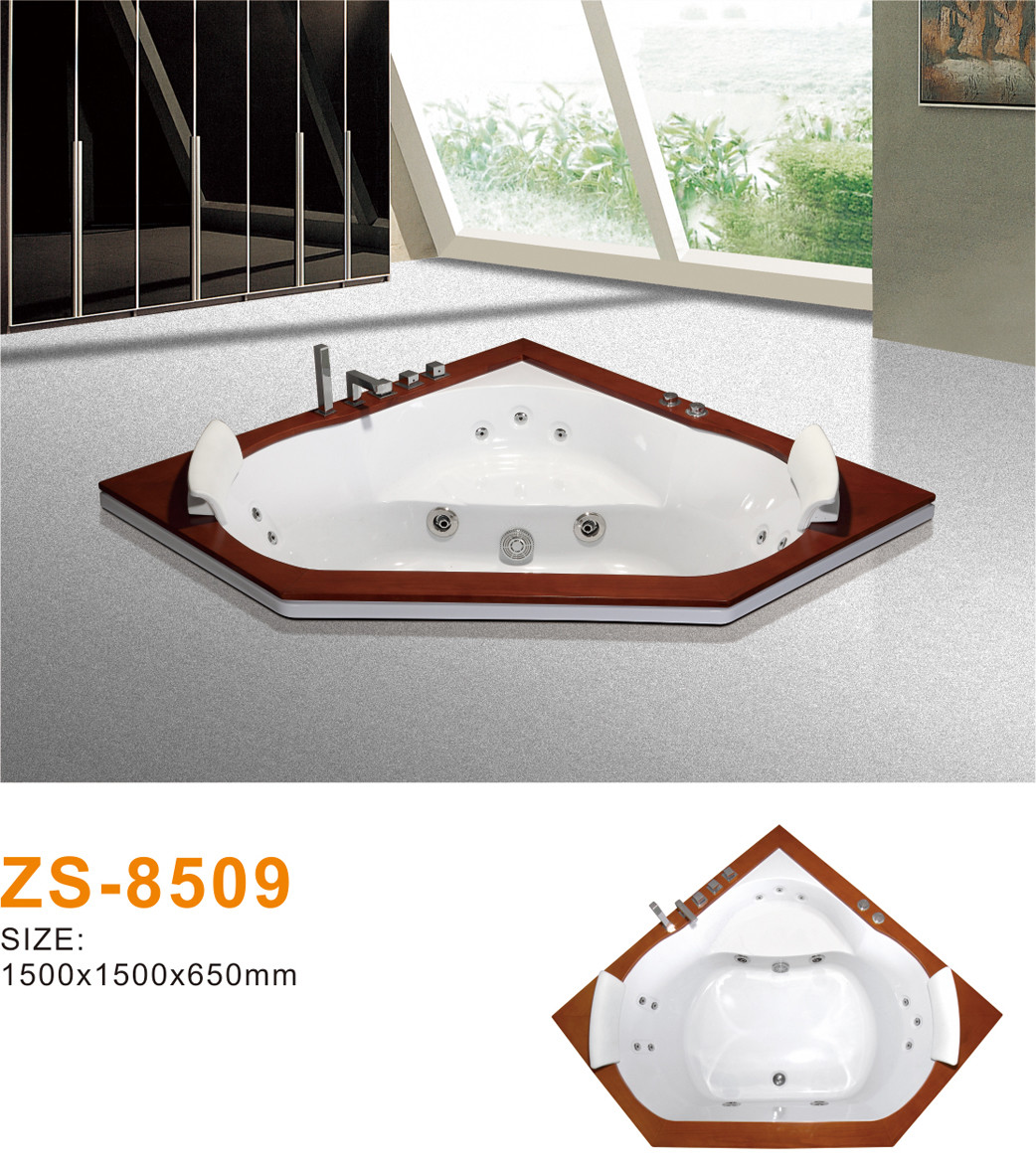 Space-Saving Compact Acrylic Freestanding Jacuzzi for Smaller Bathrooms without Sacrificing Comfort or Powerful Hydrotherapy