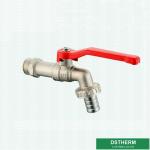 Aluminum Handle Chrome Plated Male Threaded Brass Bibcock
