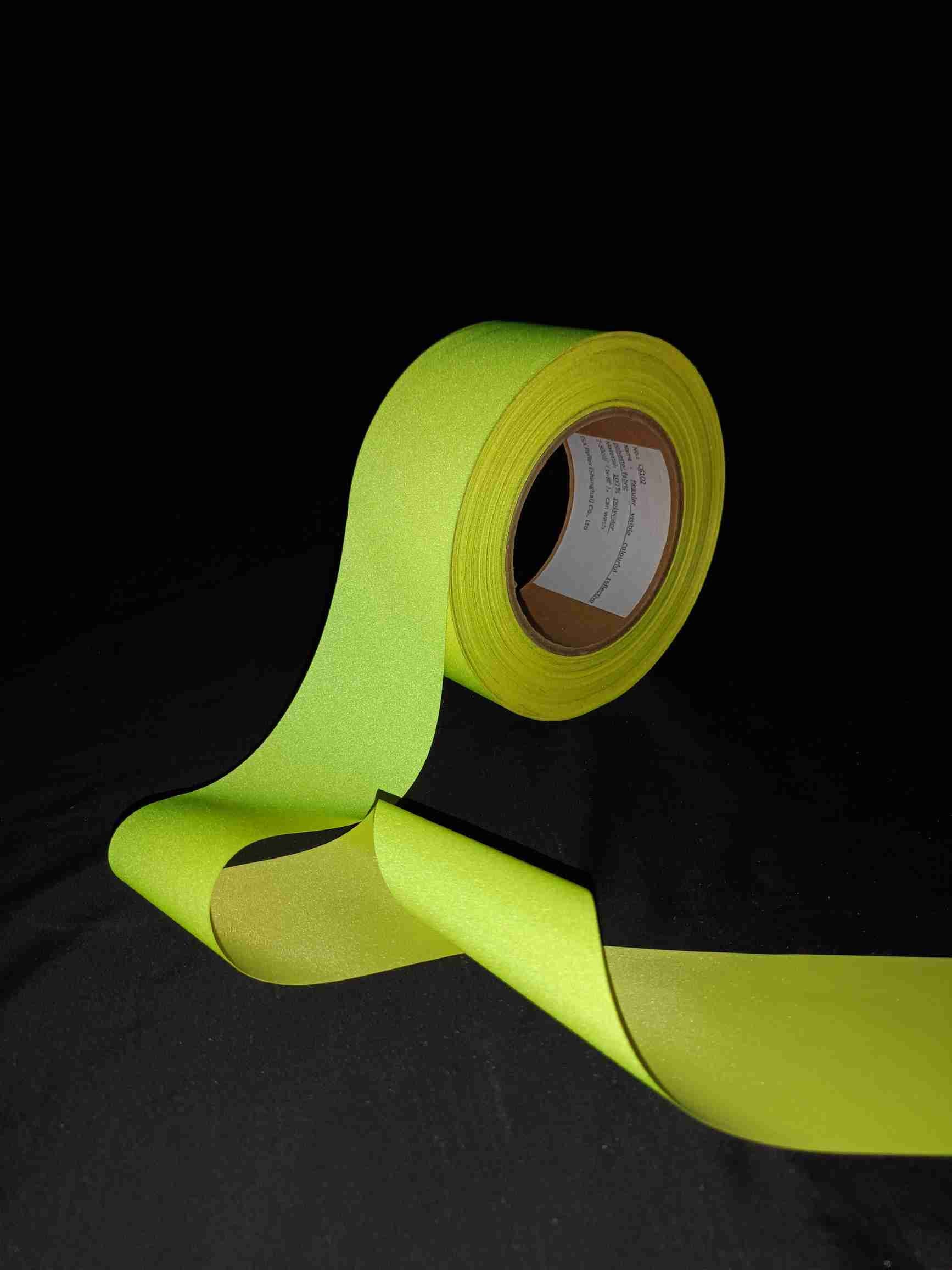 High Visibility Polyester Fabric Suppliers Safety Clothing Waterproof Reflective Tape 2.5cm 3cm 5cm