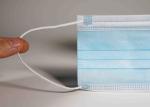 Soft Disposable Medical Mask , Earloop Medical Mask Low Breathing Resistance