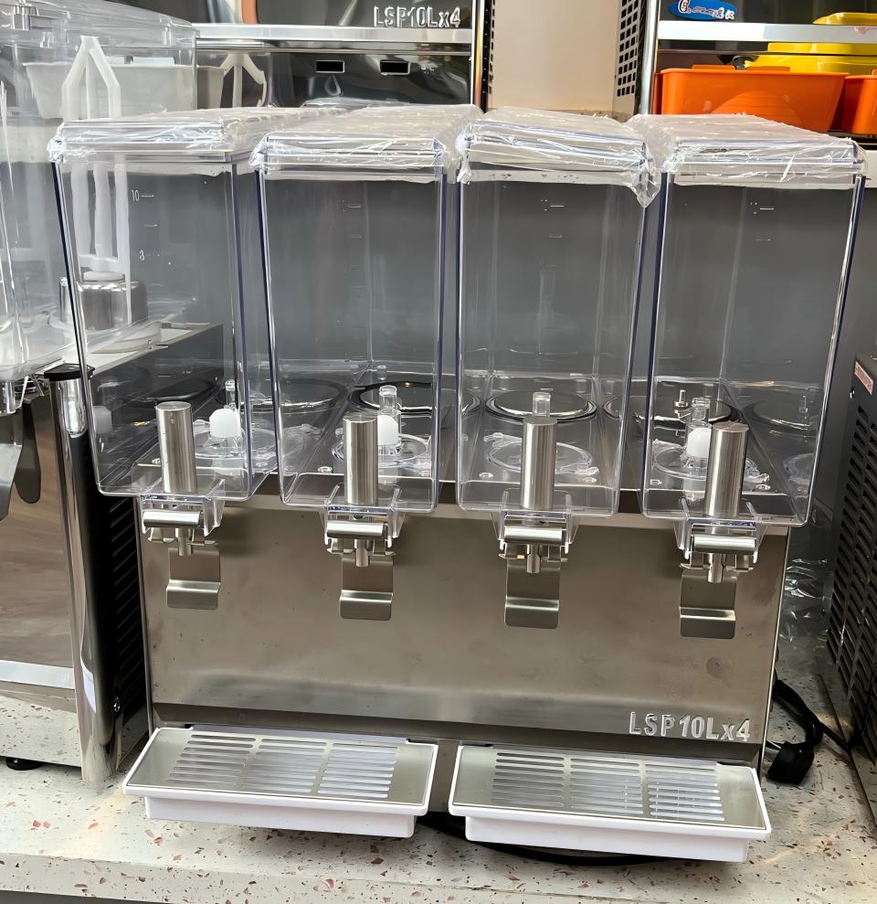 LSJ10LX2 Beverage Juice Dispenser Machine 1 Tank Cooling and Mixing Drink Dispenser