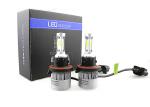 Cool White Bright Headlight Bulbs For Cars Aluminum Alloy Housing Long Life Span