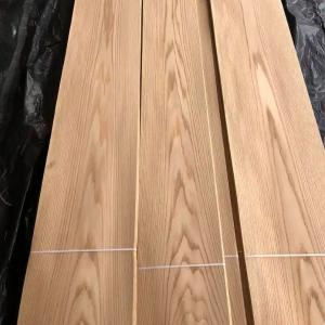 China Wholesale Price Oak Veneers Red Oak Wood Veneer 0.5mm Wood Veneer Wall Panels for Flooring Furniture on sale