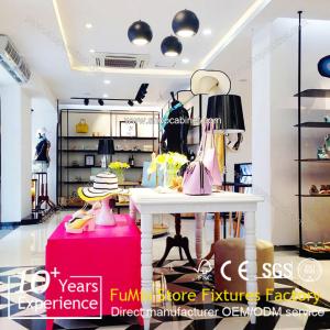 China luxury design wood floor display cabinet wholesale