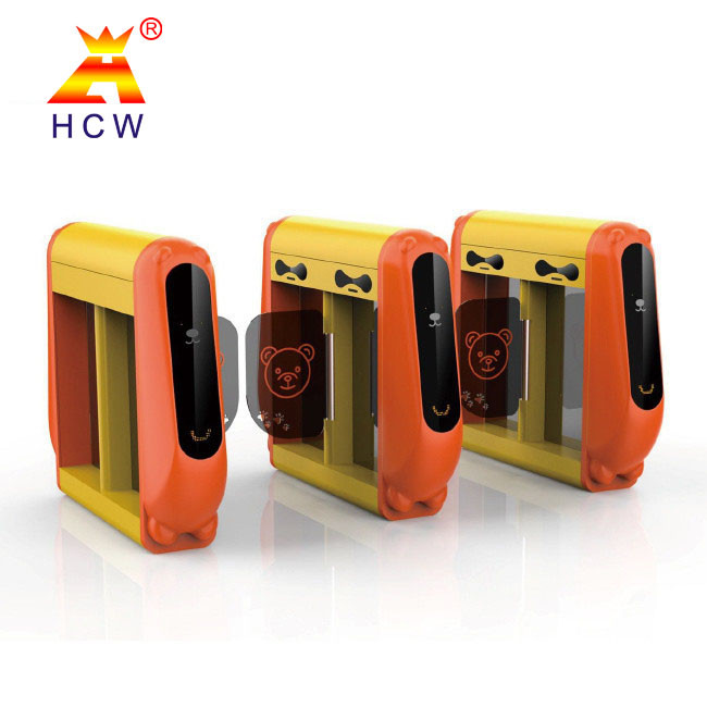 Tickets Scanning Office Security Gates IP66 Swing Gate Turnstile With Face Recognition
