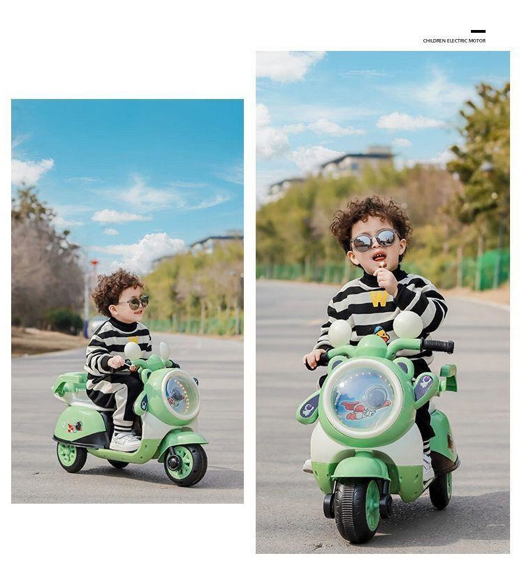 s Supply of Children's Electric Motorcycles Rechargeable Tricycles for Boys and Girls