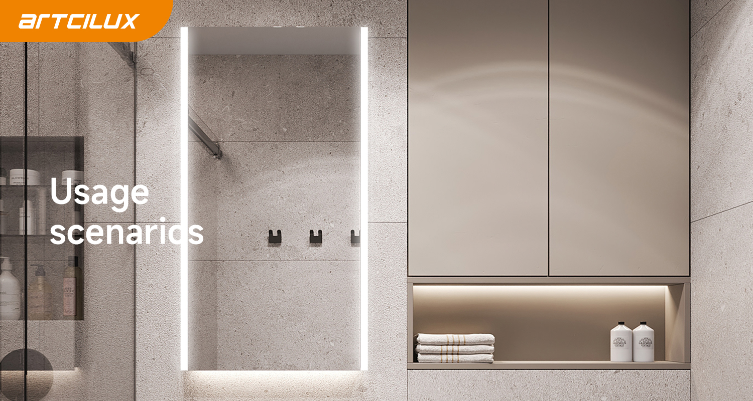 LED Cabinet Strip Light Surface Mounted For Bathroom With 110-190lm