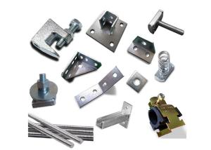 China Electric Zinc Strut Channel Fittings Connectors ASTM Carbon Steel wholesale