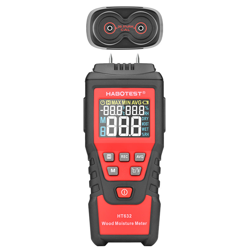 99.9% HT632 Humidity Tester Digital Wood Moisture Meter