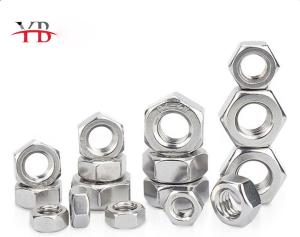 China Zinc Plated Hex Head Nut M1 - M30 Stainless Steel Hexagon Nuts wholesale