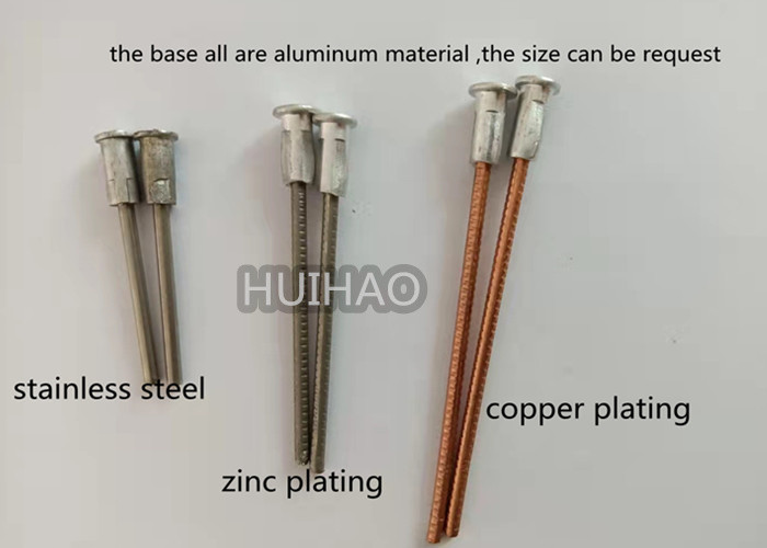 3mm Capacitor Discharge Bi Metallic Insulation Pin With Shaft
