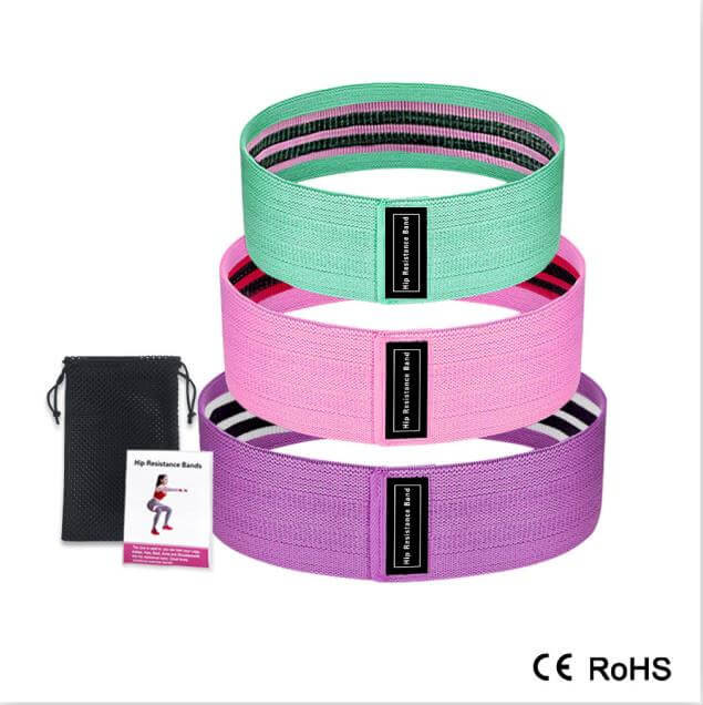 Stretchable Pilates Rubber Band / Non Slip Resistance Bands With Good Elasticity