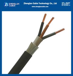 China 6mm 3 Core Steel Wire Armoured SWA Cable Copper Cu XLPE PVC SWA PVC 0.6/1kV BS 5467, IEC/EN 60502-1, IEC/EN 60228 wholesale