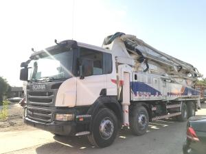 China 50m Boom Used Concrete Machine , Remanufactured Truck Intelligent Control wholesale