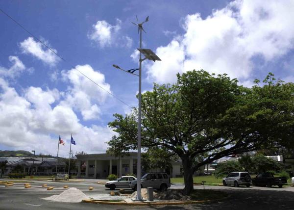 Country Road Street Light Wind Power Electric Generator , Hybrid Solar Street