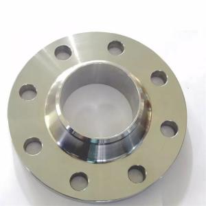 China 2&quot; WN Stainless Steel Flange Fitting ASTM A694 F52 RF Stainless Steel Pipe WN Flange Dimension ASME B 16.5 wholesale