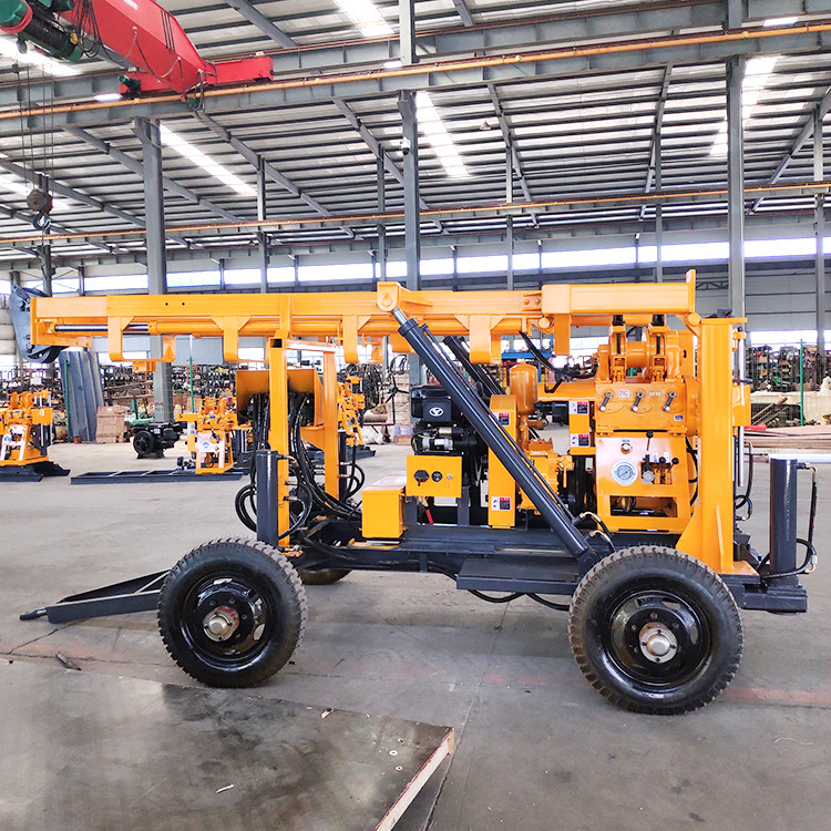 Large Torque 200meter Waterwell Drilling Rig Machine For Rock Hard XYX-200